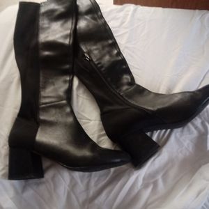 Black Leather Boots